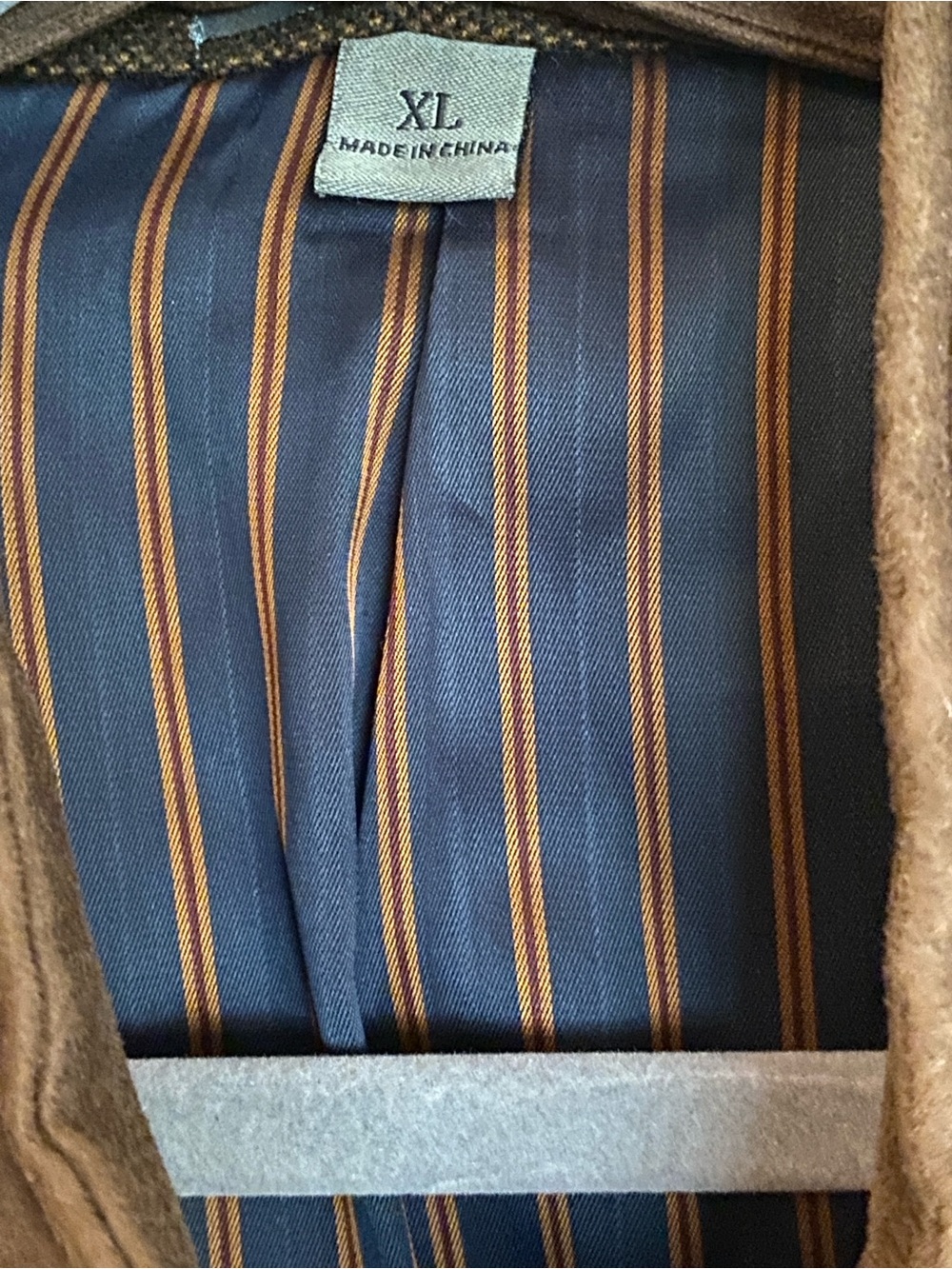 Johnston & Murphy Brown Wool-Blend Blazer with Zip-In Vest - Picture 4 of 12